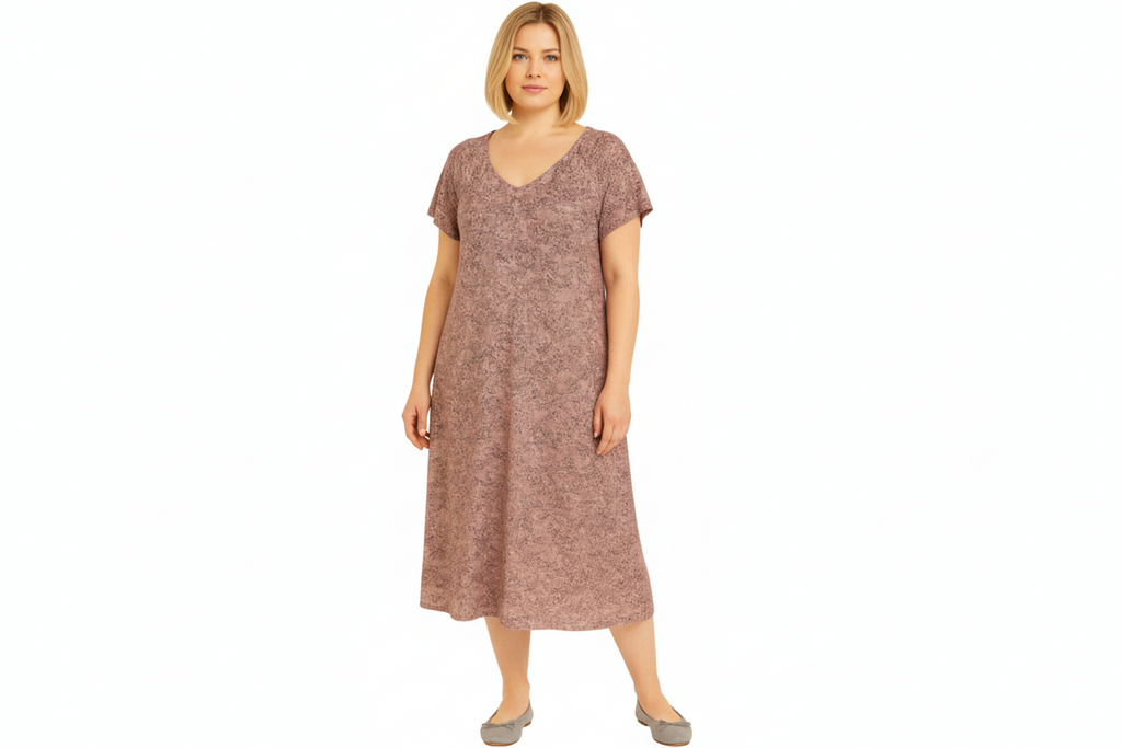 Short Slevee Muumuu Dress 63587