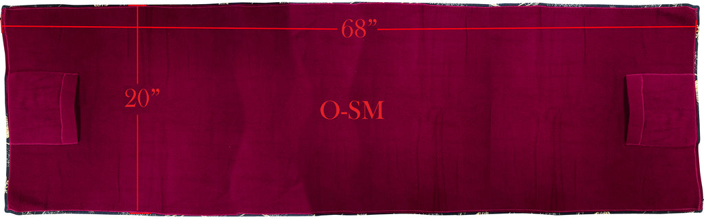 Woman's Soft Multi-Functional Pocketed Scarf-Shaw Burgandy Warm Fleece