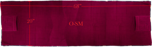 Adorable Soft Multi-Functional Pocketed Scarf-Shaw Burgandy Warm Fleece