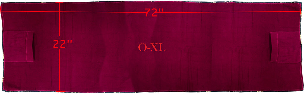 Woman's Soft Multi-Functional Pocketed Scarf-Shaw Burgandy Warm Fleece