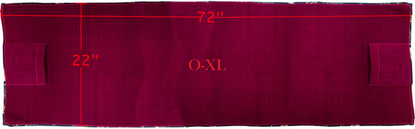 Adorable Soft Multi-Functional Pocketed Scarf-Shaw Burgandy Warm Fleece