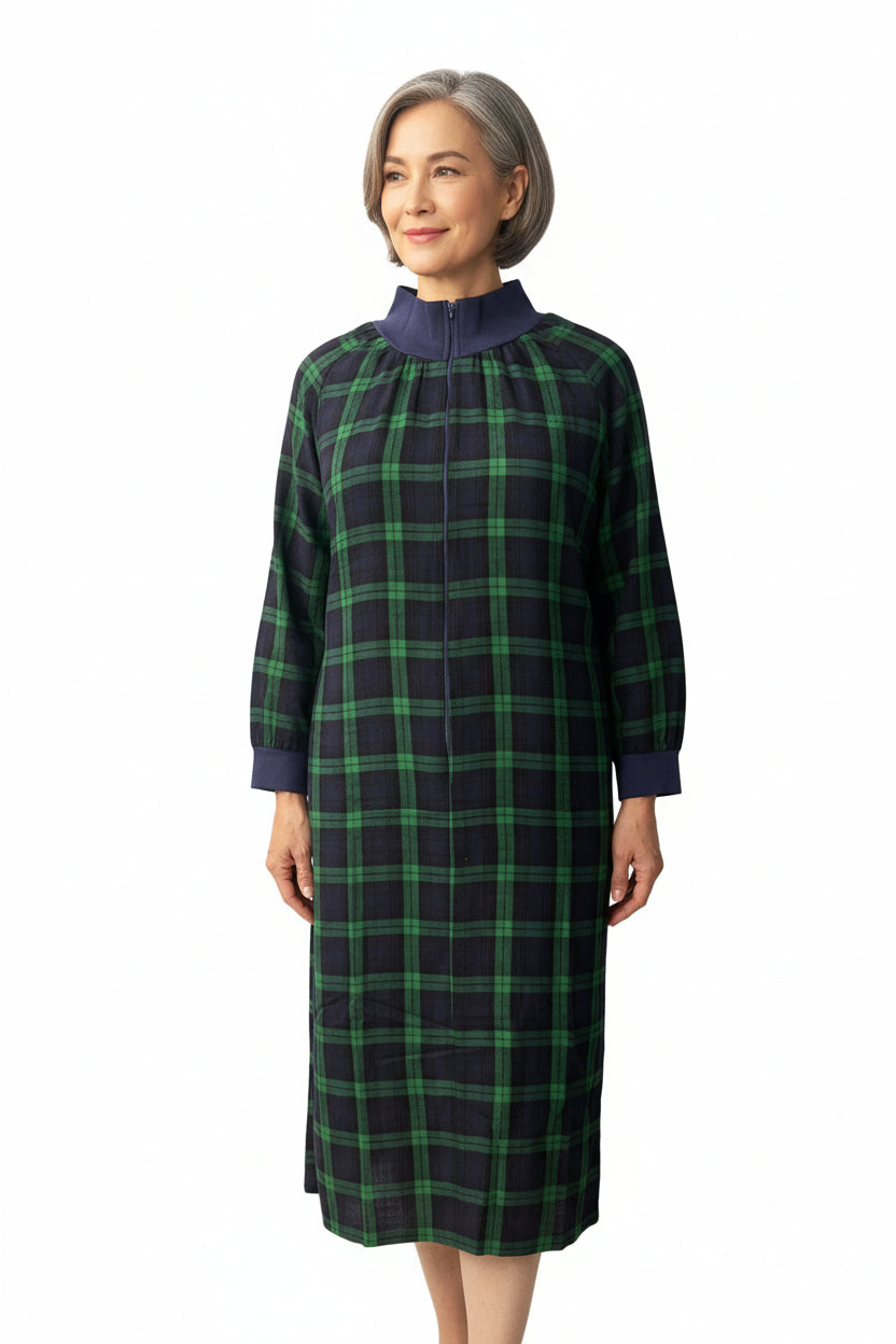 Plaid Night Gown TA7562