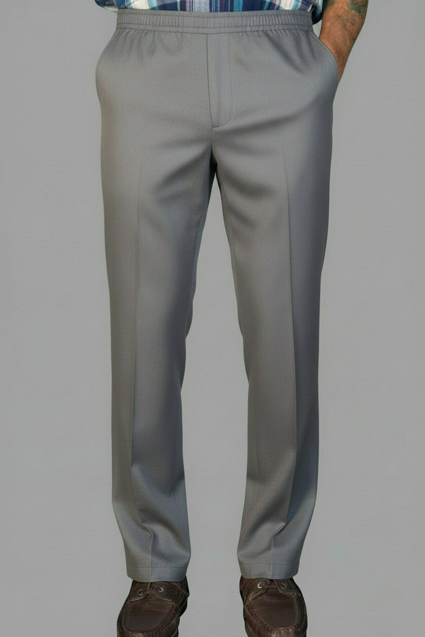 Mens Elastic Waist Pants With No Fly – Comfort Clothing Store