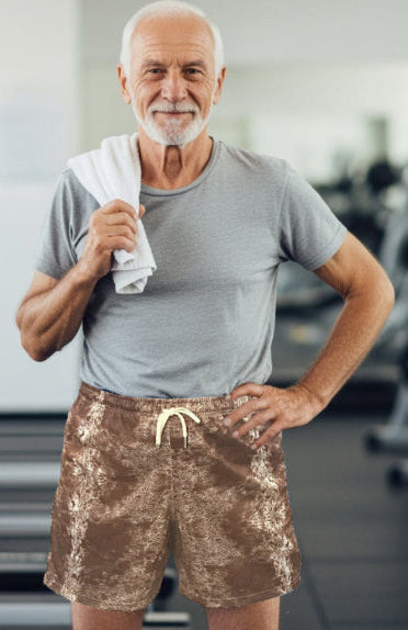 Unisex Gym Shorts- Cowhide