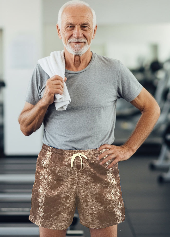 Gym Shorts- Cowhide