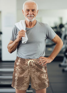 Gym Shorts- Cowhide