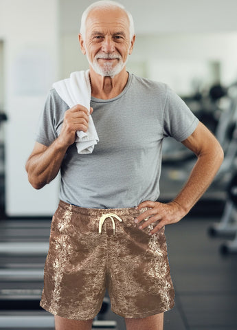 Gym Shorts- Cowhide